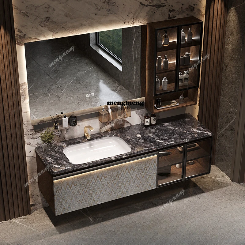 

Современный органайзер, шкафы для ванной комнаты, ящики, роскошный компактный шкаф для туалета, туалетный столик, умная мобильная мебель для ванной комнаты Bagno