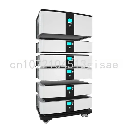 All in One Stacked Modules 51.2V 200Ah LiFePO4 Lithium Battery 10Kwh 20Kwh 50Kwh Energy Storage Battery and 10Kw Hybrid Inverter