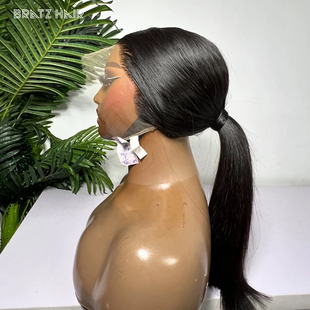 

Double Drawn Vietnamese Straight 13x4 HD Lace Frontal Human Hair Wig Pre Plucked 4x4 HD Lace Closure Wig for Woman 350 Density