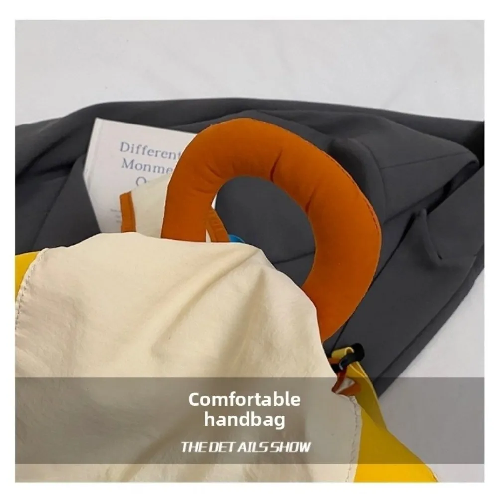 Korean Nylon Backpack Multi-pocket Drawstring Student Schoolbag Large Capacity Lightweight Parent- Bags Daypack Bookbag