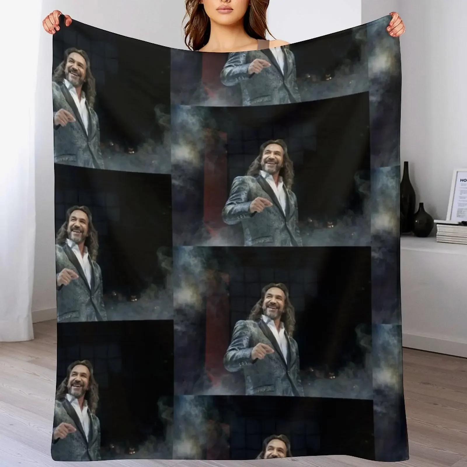 

pra1 Marco Antonio tiwi Solis norma tour 2019 Throw Blanket Plaid on the sofa Flannel Thermal Plush Blankets