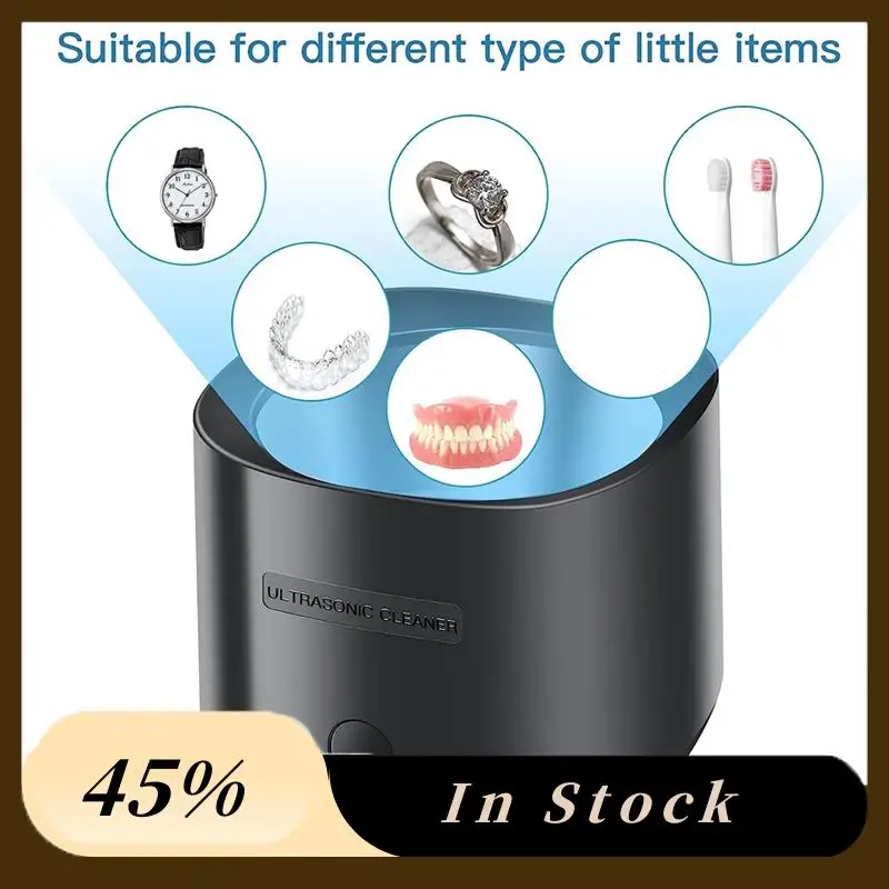 

2025 Trend30w Ultrasonic Cleaner For Dentures,Jewelry,Retainer , Portable Ultrasonic Retainer Cleaner Home Or Travel Use