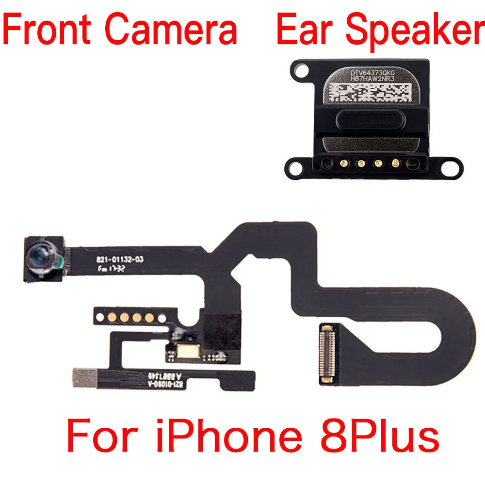 Ear Speaker + Front Camera Flex Cable For iPhone 7 7Plus 8 8 Plus X XR XS MAX Replacement