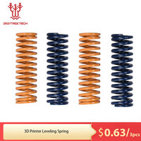 10pcs 3D Printer Parts Spring For Heated bed MK3 CR-10 hotbed Imported Length 25mm OD 8mm ID 4mm For 3D Printer