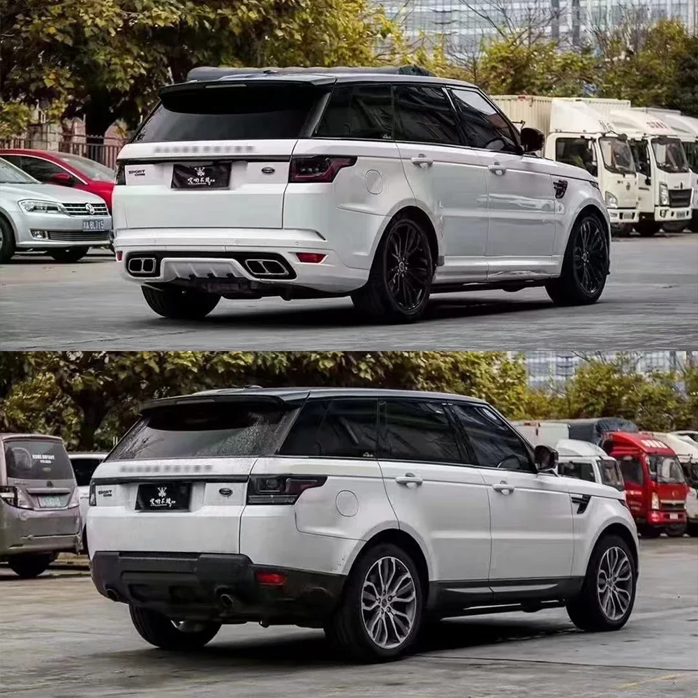 Upgrade Kit Facelift Conversion Bumper Bodykit Body Kits For 2013-2017 Range Rover Sport to 2018-2021 Range Rover Sport SVR - Image 3