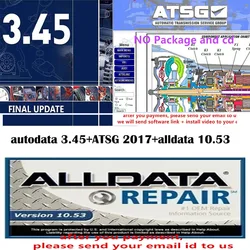 Newest Auto repair software Autodata 3.45+ATSG 2017 Automotive Maintenance Software + Alldata 10.53 auto car diagnostic install