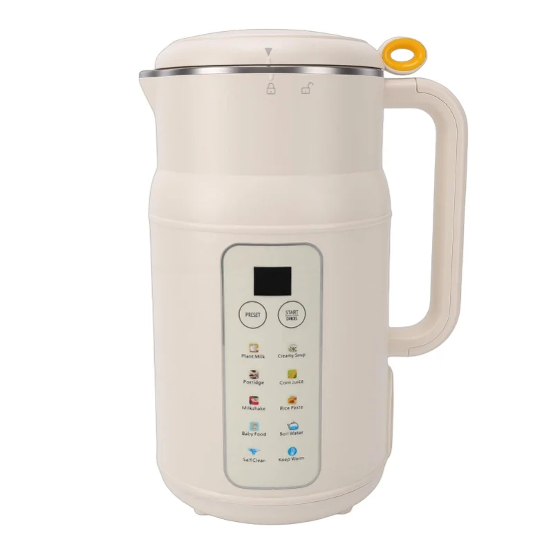 800ml Nut Milk Maker Blender Water Proof Quiet Automatic Soy Milk Maker Machine With Smart Timer For Homemade EU Plug 220V