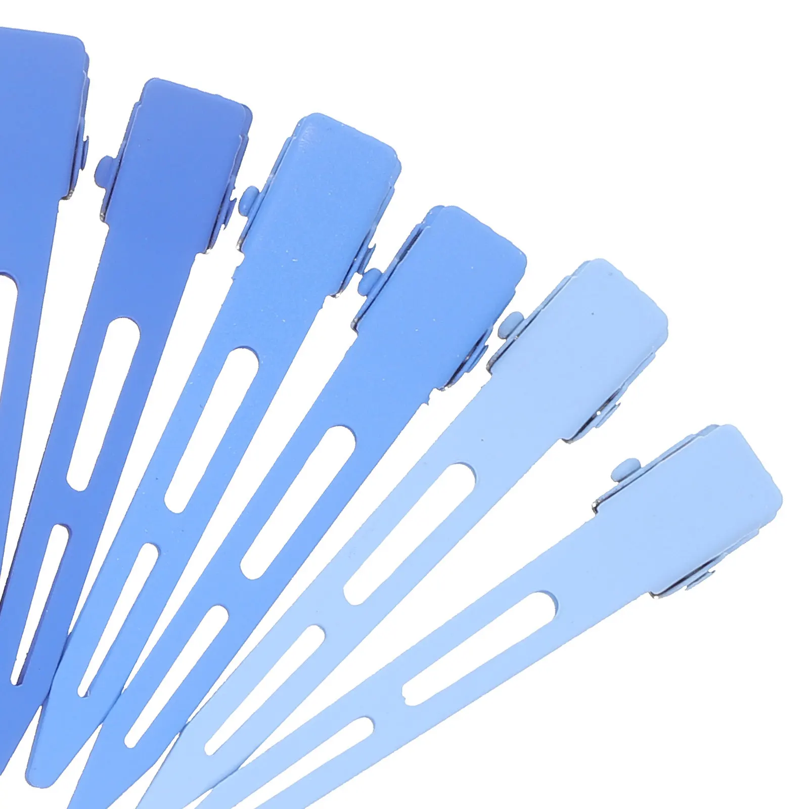 18pcs No Crease Hair Clips Durable Metal Bobby Pins for Styling Women Pink Blue Purple Gradient Hair Partition Folder view 3