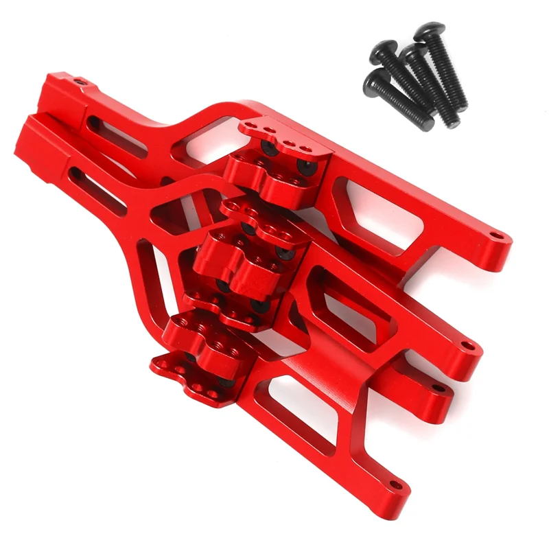 

Превосходное качество-RC Car Upgrade Back And Forth Lower A Arm Комплект поворотного рычага для TRAXXAS 1/10 E-Maxx/T-Maxx RC Car Upgrade Parts Red