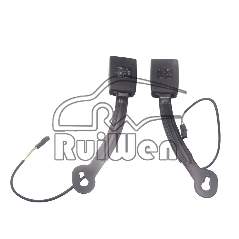 New Right&Left Seat Belt Latch Buckle Padding Socket Plug Connector For VW Golf E-Golf 2013-2021 5GG857755 5GM857755D 5GG857756