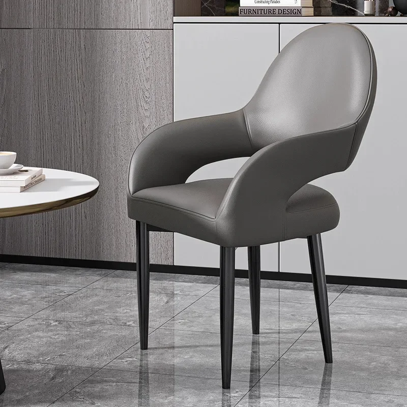 

Минималистичный обеденный стул для дома, комфортный стул со спинкой, стул для обеденного стола, стул для переговоров в ресторане