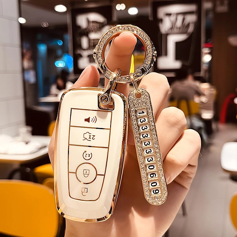 2 3 4 5 Buttons Car Key Case for Ford Raptor F150 Remote Control Protector for Ford F-150 RAPTOR Car Key Cover Accessories