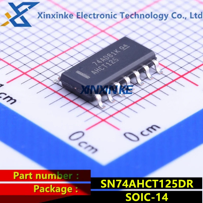 SN74AHCT125DR SOIC-14 AHCT125 Buffers & Line Drivers Tri-State Quad Bus Chip Logic ICs Brand New Original