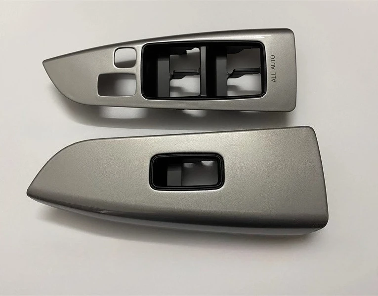 For Toyota 03-09 Modles Prado LC120 Door Window Regulator Switch Decorative Panel Silver Panel Cover Auto Parts