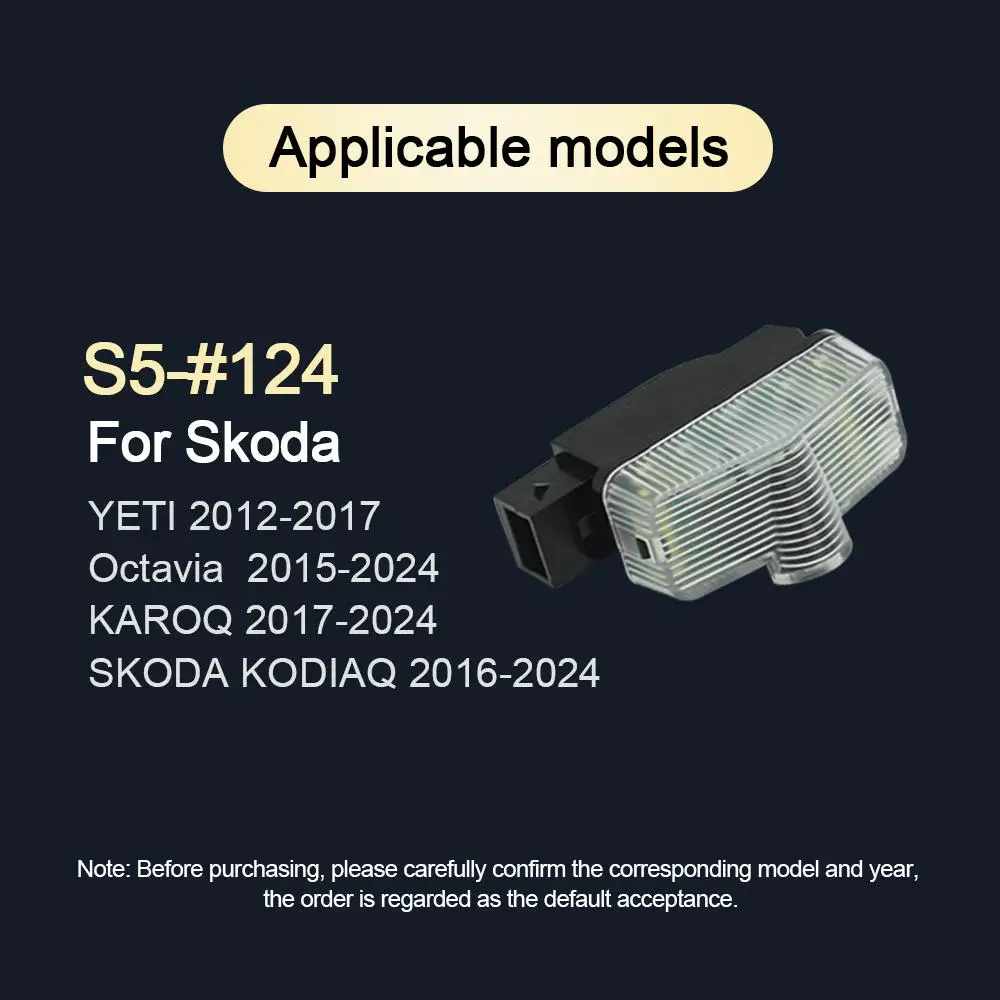 LED Car Deur Light Logo Projector Lamps Voor For Skoda Octavia A7 2015 -2022 Kodiaq 2016-2021 karoq Yeti 2012-2017 Accessories