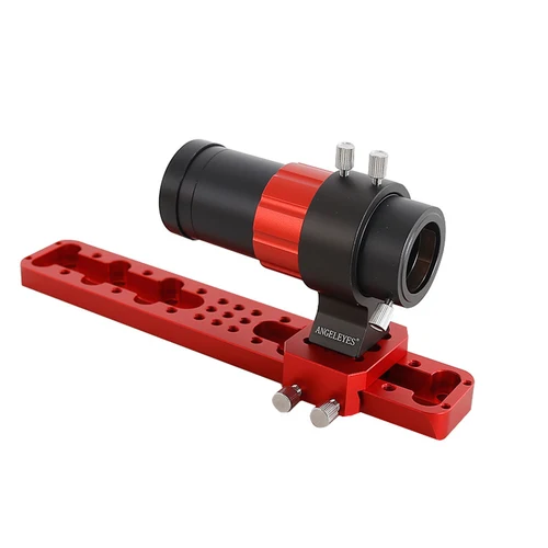 Imagen 2 del producto Espejo guía de mirilla, placa de cola de milano, tablero corto rojo, ranura cruzada de cola de milano, accesorios para telescopio, montaje en cola de milano Vixen
