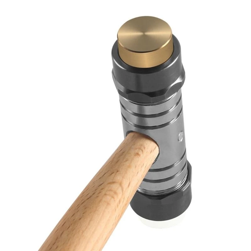 

Y3NA Efficient Double Head Hammer for Crafts DIYer Projects Tuning Instrument Repairs