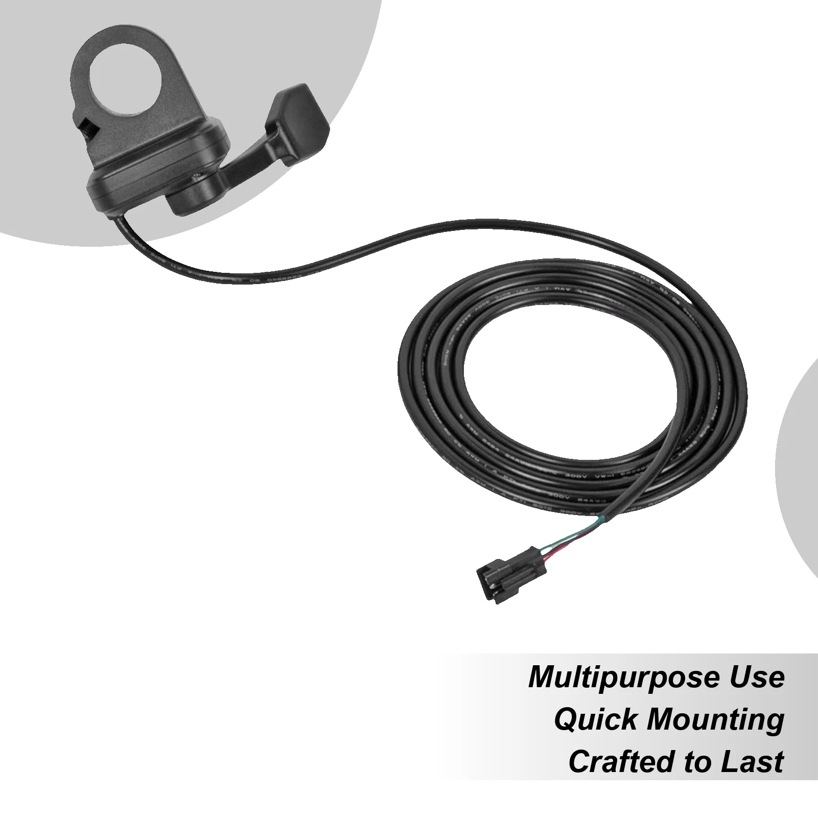 

Cycling Thumb Throttle 3-Pin Thumb Controller Scooter Brake Throttle Hand Accelerator For ATV Motocross Off Road Go-Karting