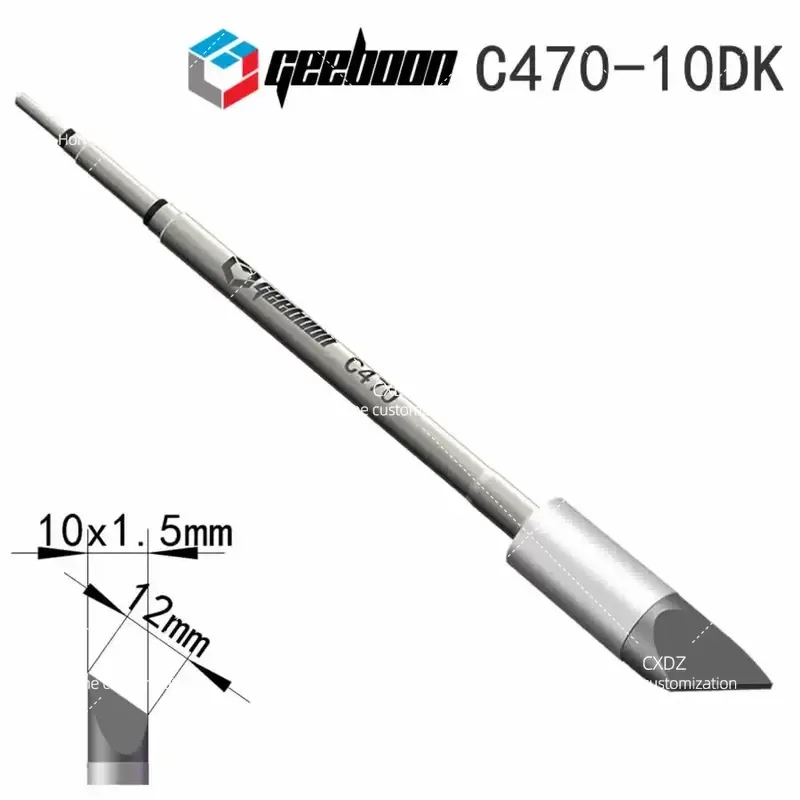 C470 High Power Soldering Iron Tip High Quality High Sensitivity Heating Core Cutter Head Horseshoe Shape Fast Heat Recovery