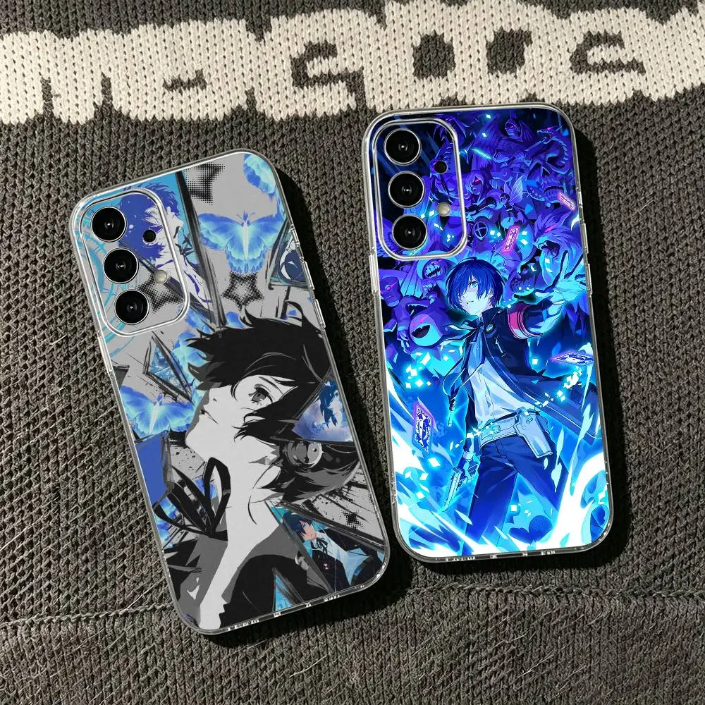 Aegis P3 Game Persona 3 Phone Case For Samsung S25,S24,S21,S22,S23,S30,Ultra,S20,Plus,Fe Transparent Cover