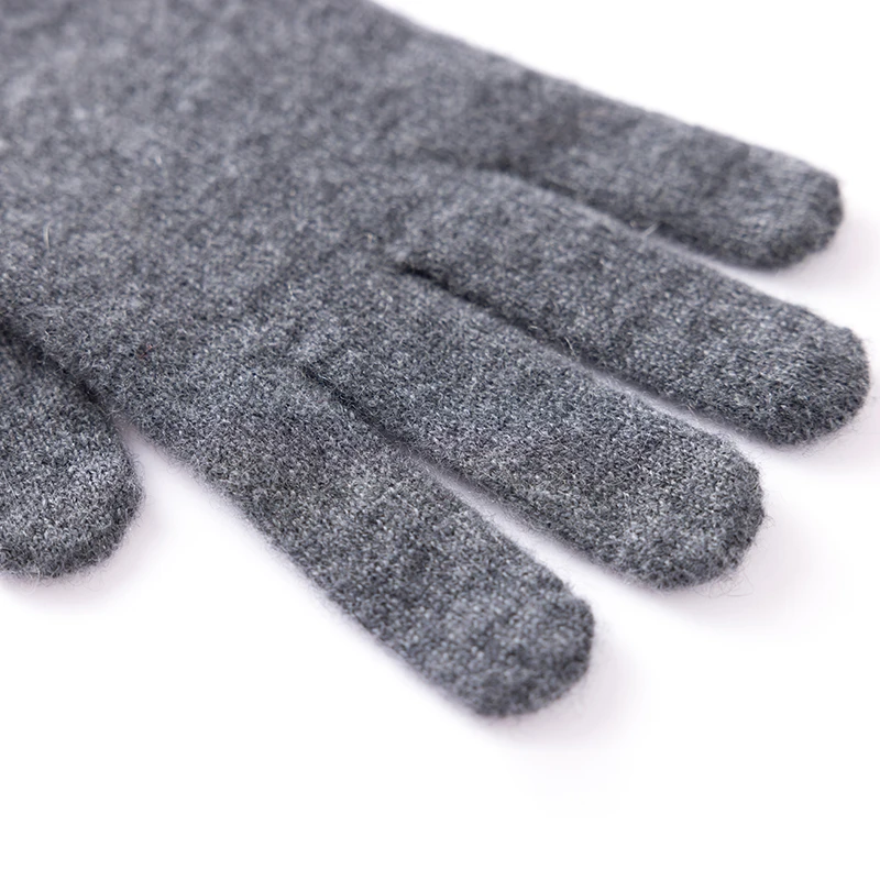 Winter High Quality Cashmere Gloves Women's Soft Warm Elastic Knitted Mid-Length Wrist Mittens Full Mittens Regardless Of Gender