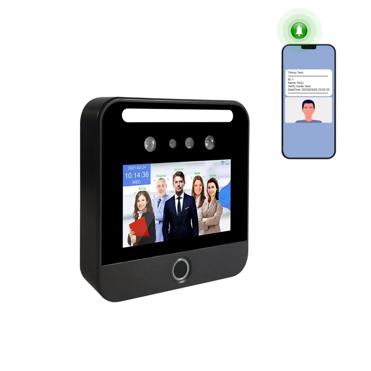 Web Based Biometric Wifi 4G Face Recognition Student School Bus Attendance System With Backup Battery