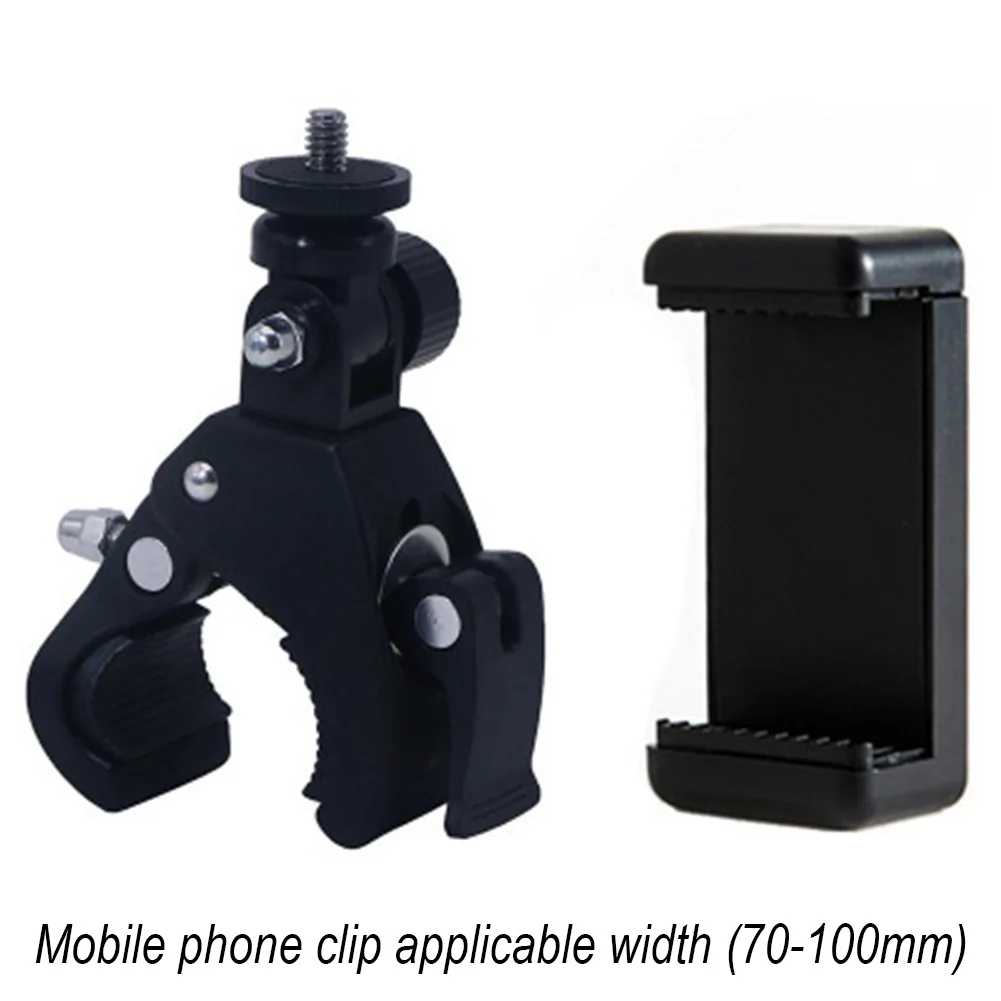 Mic Stand Phone Holder Clip Microphone Arms Mount Clamp Cellphone Holder For Microphone Stands Bicycles Treadmills Scooters