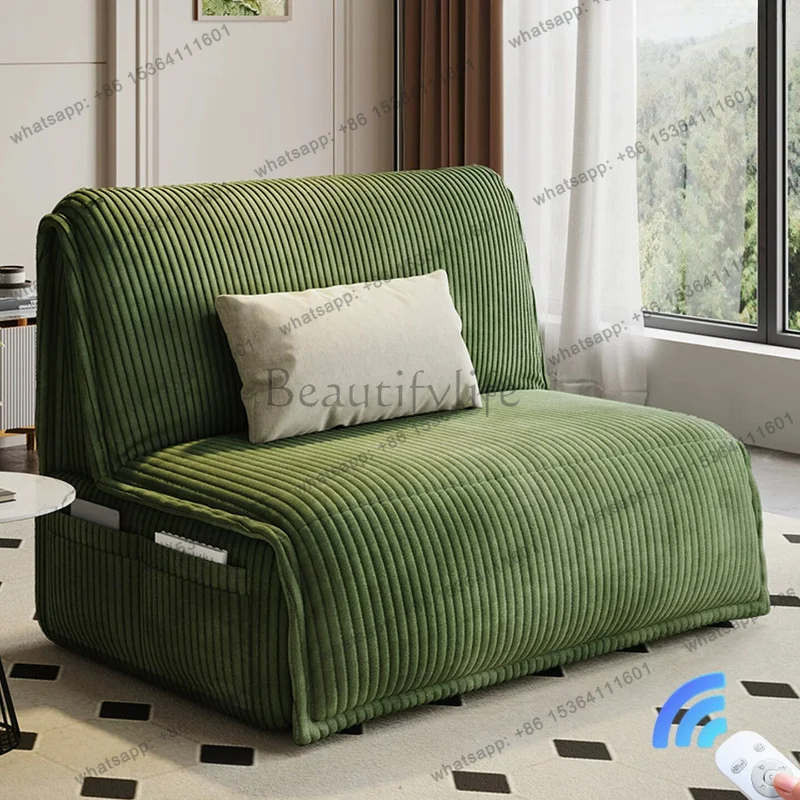 FG Modern Simplicity electric sofa bed modern simple flannel dual purpose multifunctional living room sofas seating couch furnit