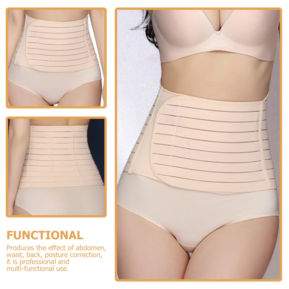 Polyester Convenient Abdominal Binder Professional Postpartum Belly Band Lightweight Belly Binder for Waist Shaping