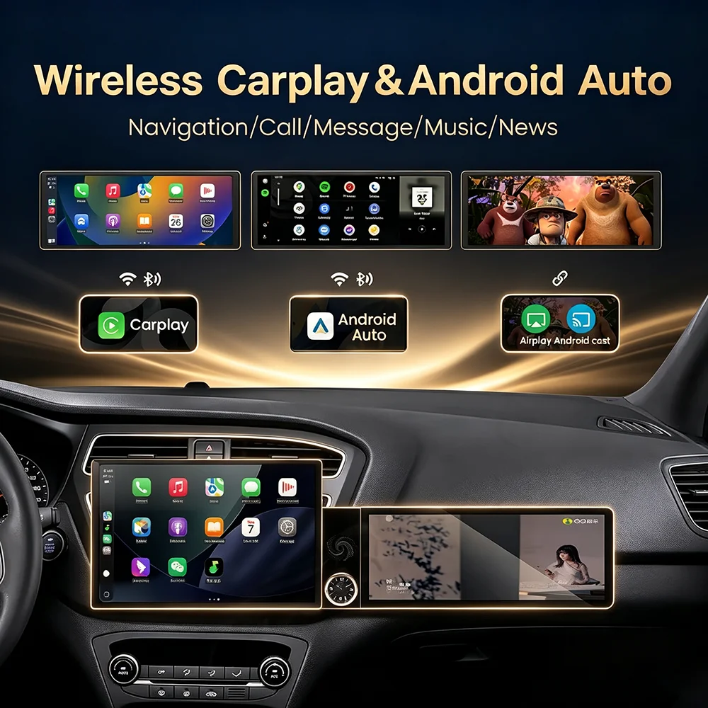 13.1+12.3 Inch Car Multimedia Player For Opel Zafira and Astra 2004-2014 Car Radio Audio Wireless CarPlay and Android Auto