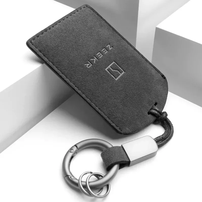 Car NFC Key Card Holder Car Key Card Case Car Card Wallet Suede For ZEEKR 7X 001 009 X 7GT 9X 007