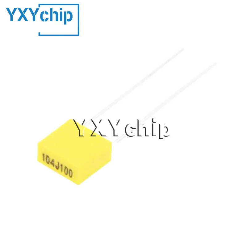 

100pcs 100v Polypropylene Safety Plastic Film Correction Capacitor 1nf 2.2nf 4.7nf 10nf 22nf 47nf 100nf 470nf 102 103 104 474