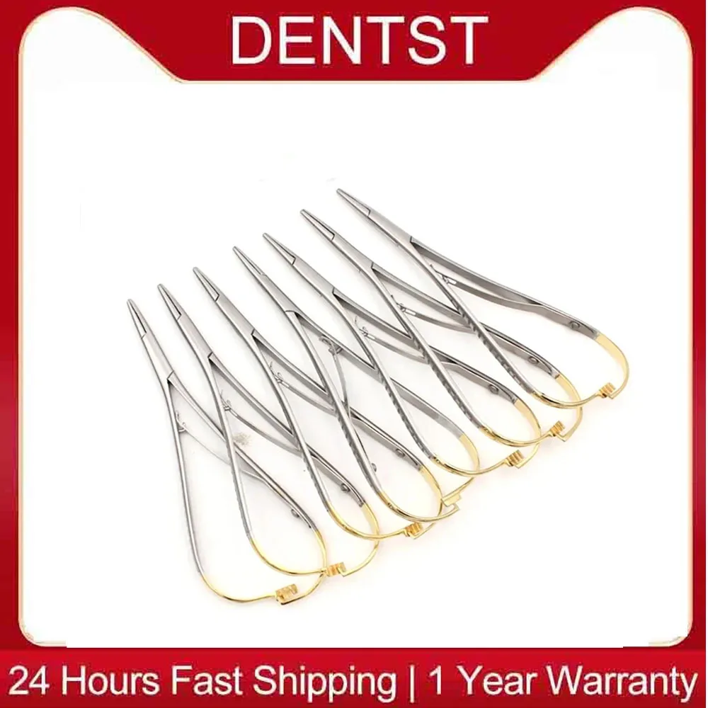 

Dentst 1 Set Dental Needle Holder Stainless Steel Tweezers Orthodontic Instrument Dentistry Product Mathieu Needle Holder