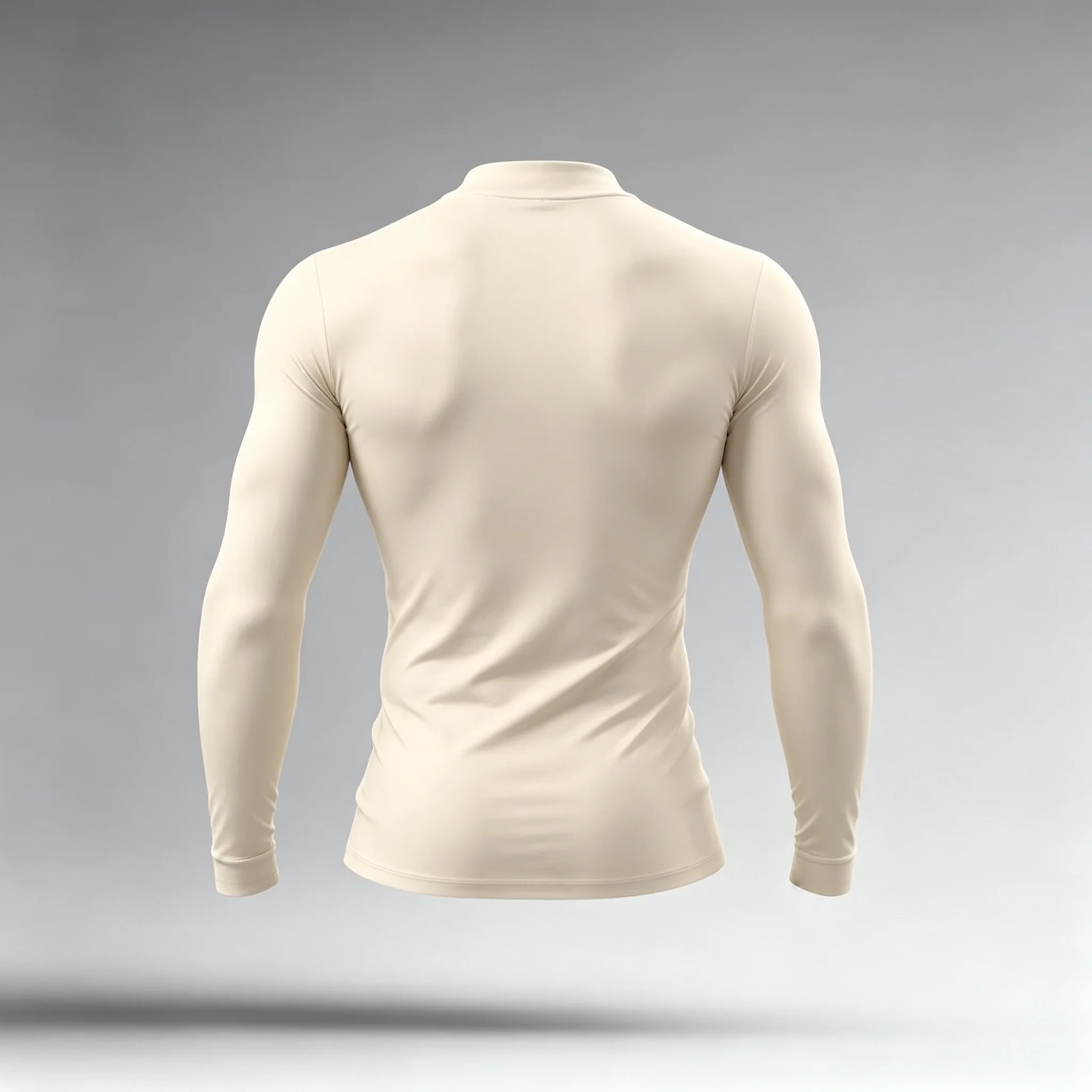Men's USA Star Stripe Printed Mock Neck Long Sleeve Compression Shirt Quick Dry Fitness Gym Running Athletic Sports Tight Top