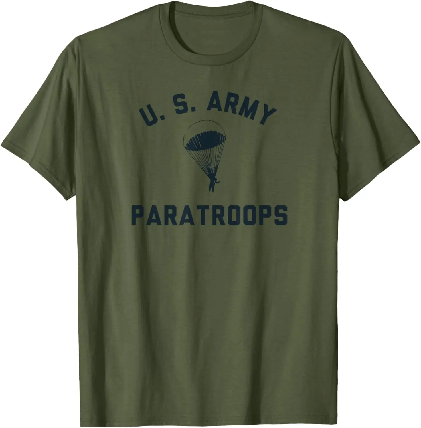 

US Army Paratroops Paratrooper WW2 Vintage T-Shirt 100% Cotton O-Neck Short Sleeve Summer Casual Mens T-shirt Streetwear