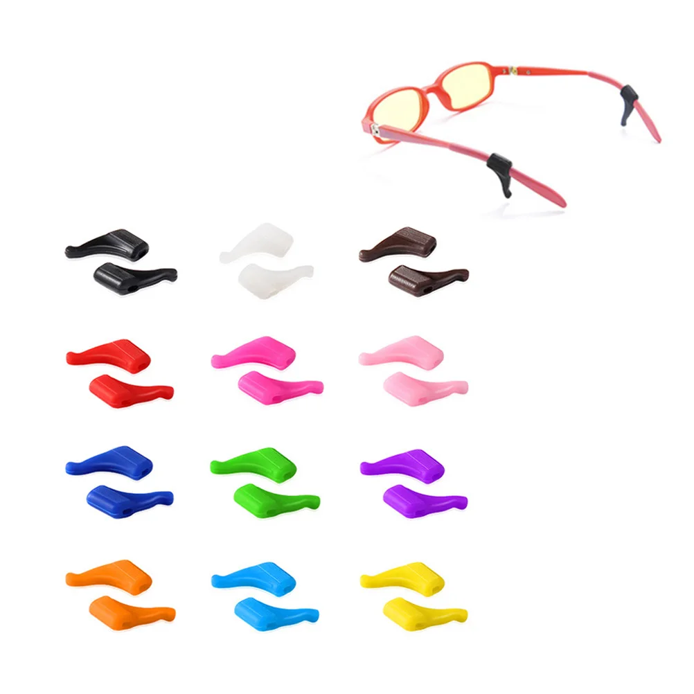

24 Pair Ear Hook Non-slip Small Glasses Hooks Eyeglasses Antiskid Pads