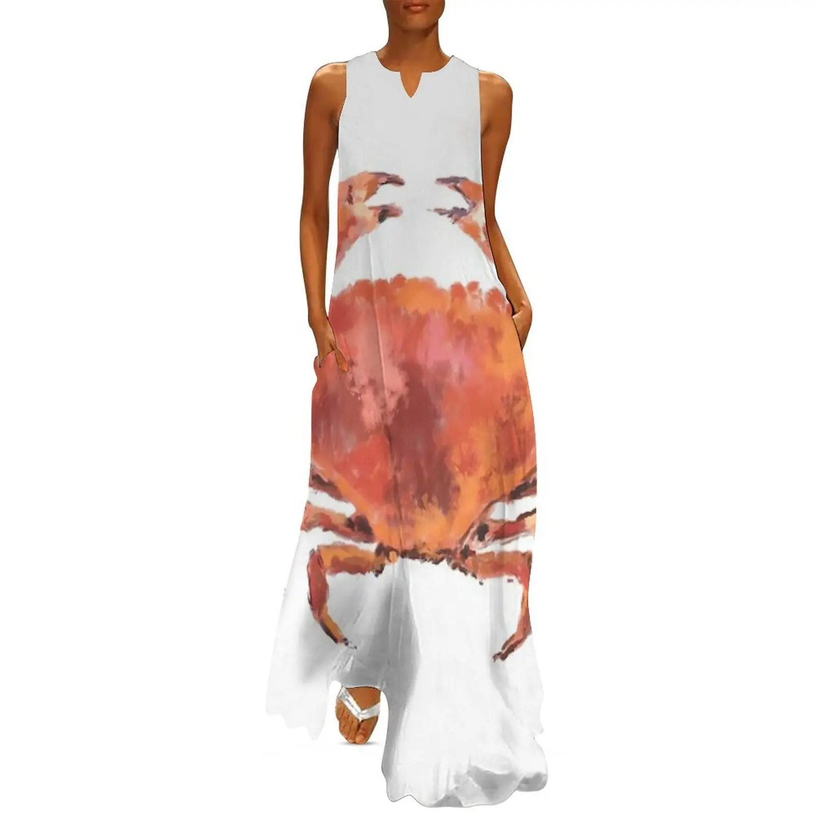 

Crab Long Dress birthday dress for women Dress woman summer dresses ladies 2025 summer outfits for women 2025