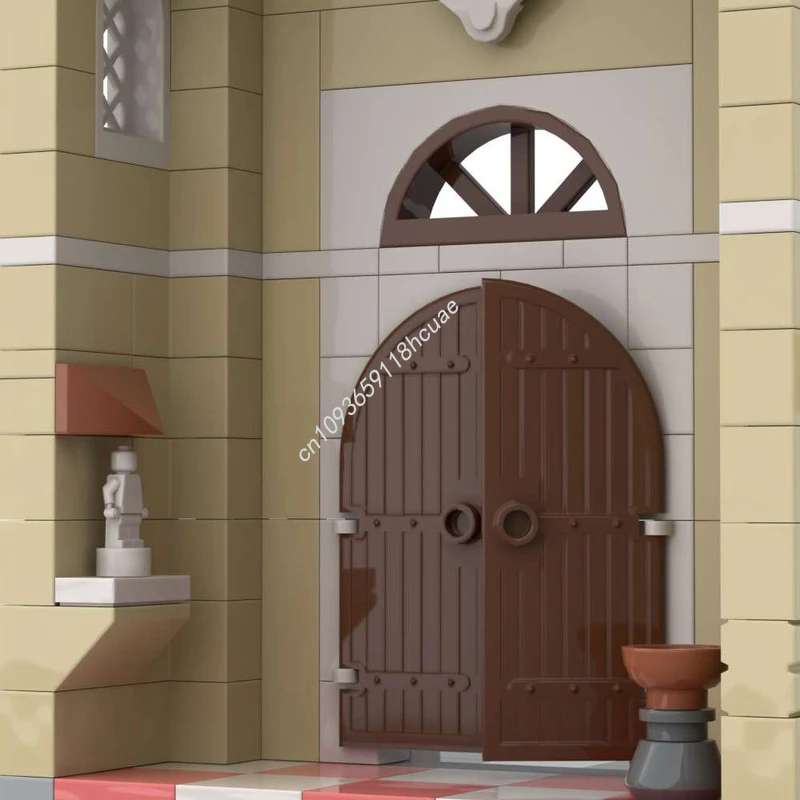 342pcs MOC Venetian Church Modular Buildings Highly Detailed Creative Project Building Blocksfor Enthusiasts Christmas Gift