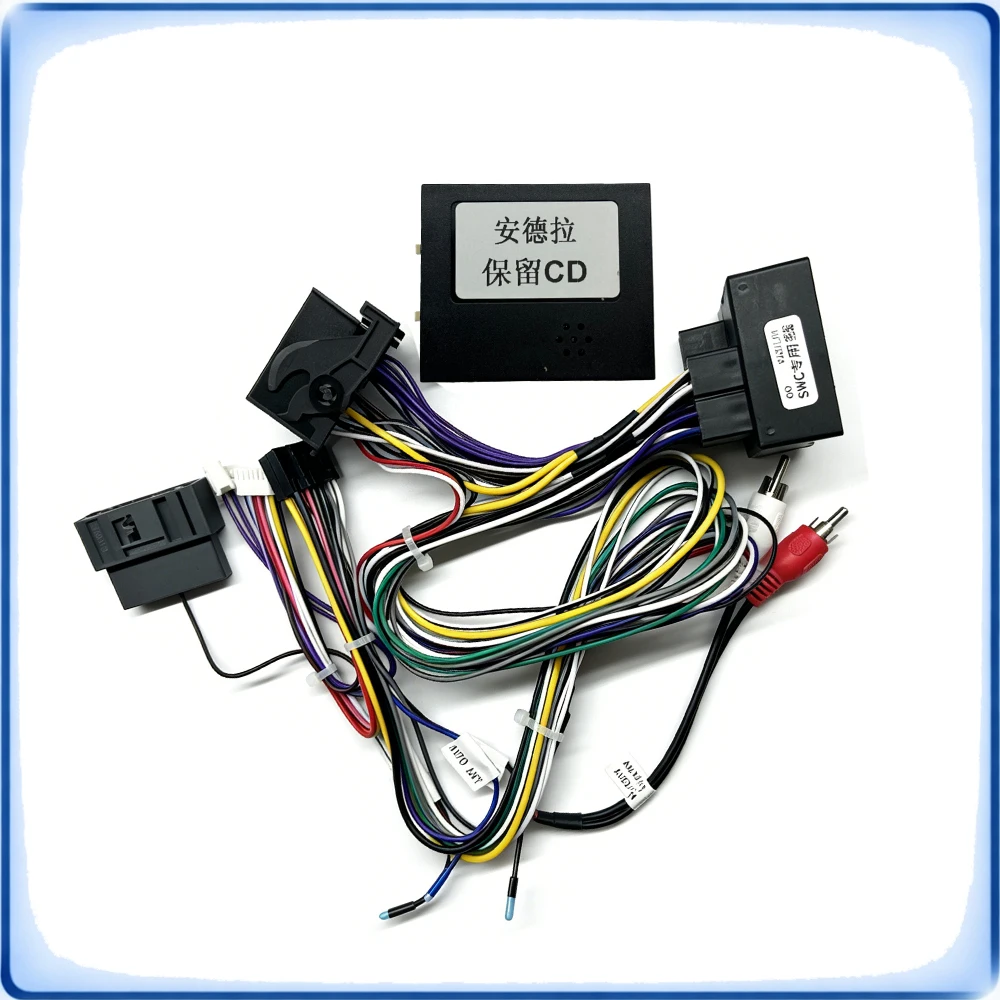 Upper Wiring Harness with CANBUS Decoder Quadlock to 16-Pin, Suitable for Opel Astra 2004 Retain OEM CD