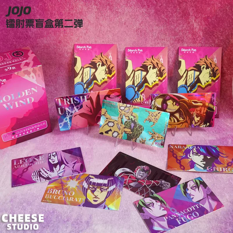 

Jojo Bizarre Adventure Golden Wind Holographic Laser Ticket Stub Volume 2 Anime Collectible For Anime Fans