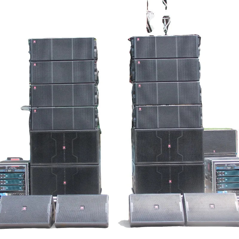 2000W Three Way Dual 12 Inch Line Array Speaker, professional audio equipment for stage concert and live shows