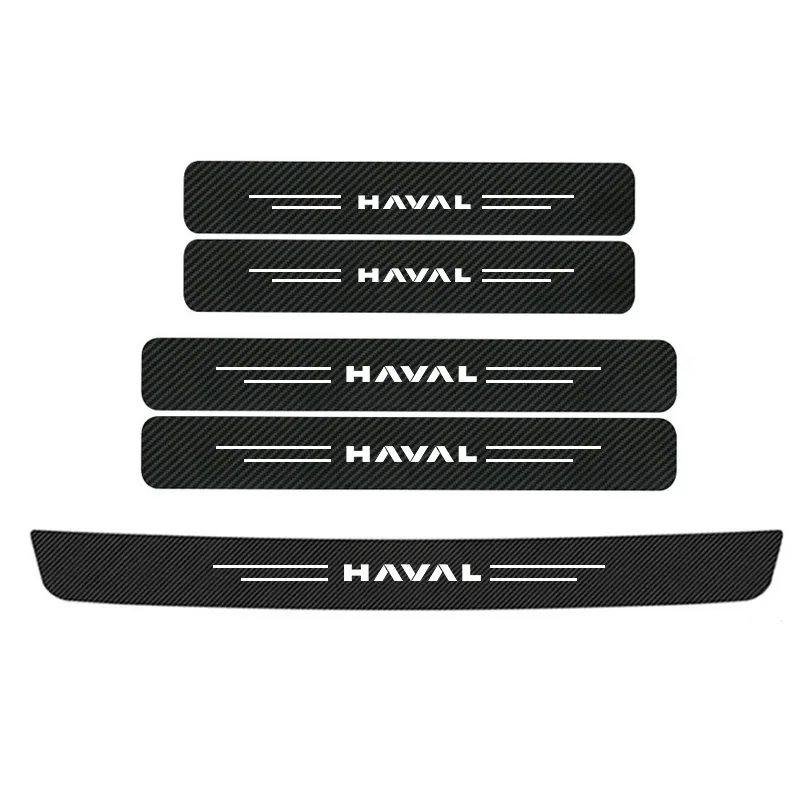 Car Door Sill Stickers Rear Trunk Bumper Threshold Decals for Great Wall Haval all models Dargo Jolion F5 F7X H3 H4 M6 H7 H8 H9