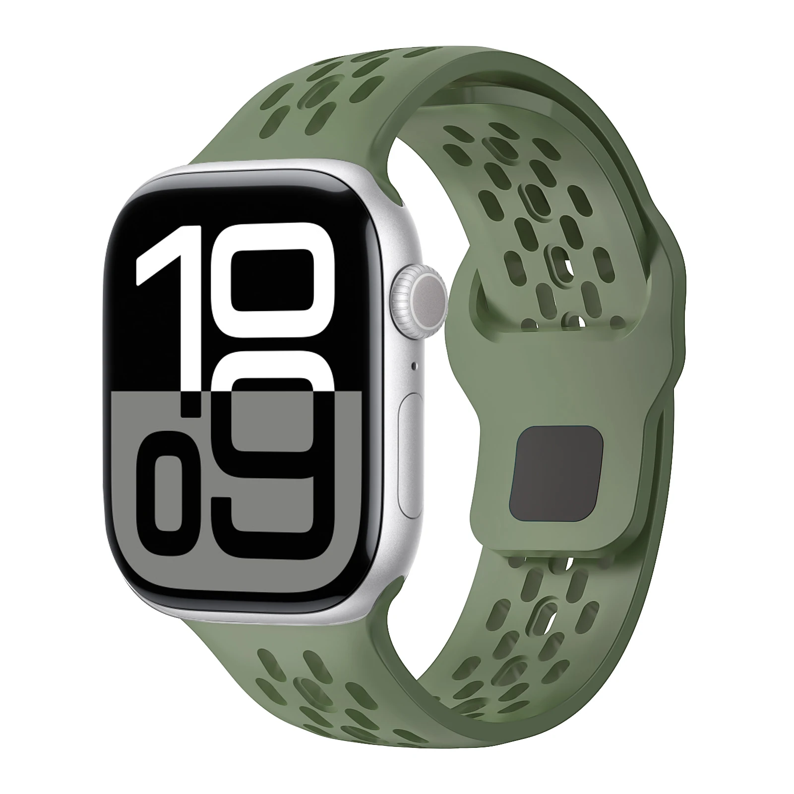 Silikonarmband für Apple Watch-Armbänder 46 mm 45 mm 44 mm 42 mm 41 mm 40 mm 38 mm Sport-Correa-Armband iWatch-Serie 11 10 9 8 7 6 SE 5 4