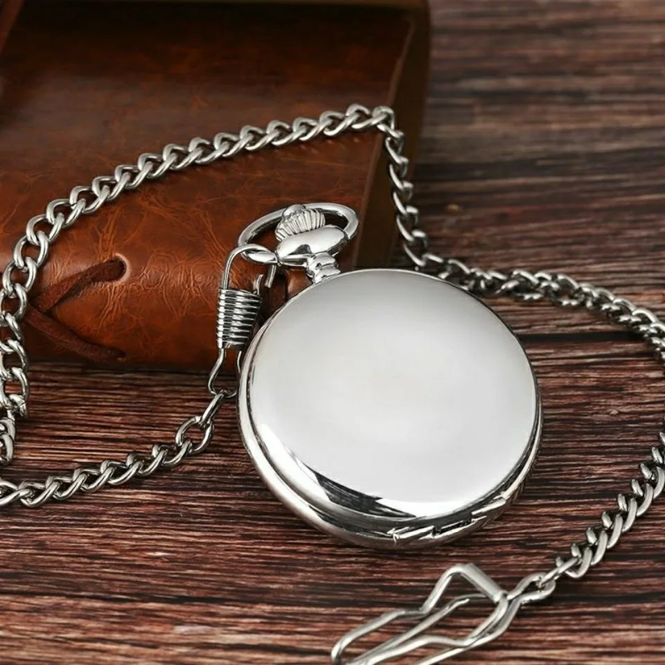 10pcs/lot Steampunk Alloy Digital None Antique Quartz Pocket Fob Watches Nursing Articles Special Counter Gifts