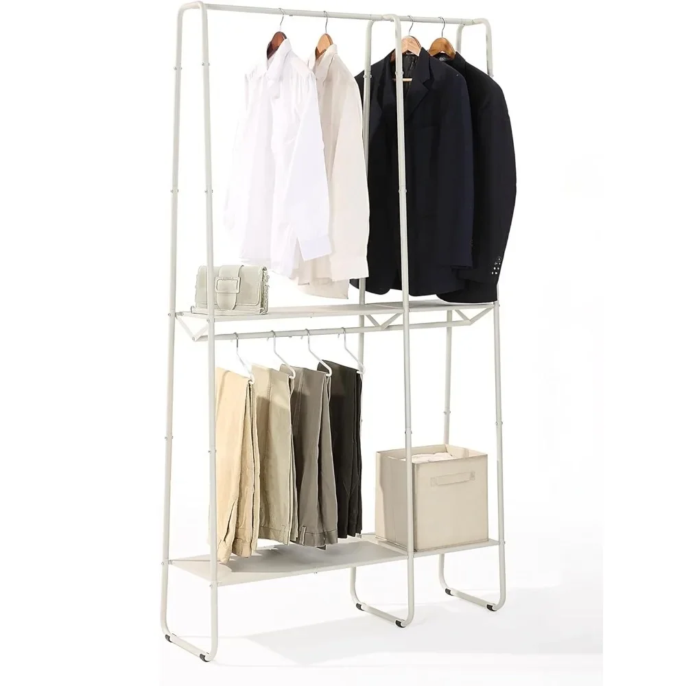 

Freestanding Clothing Racks for Hanging Clothes, Extra-Large, Storage Solution, Bedroom Furniture, Free Shipping