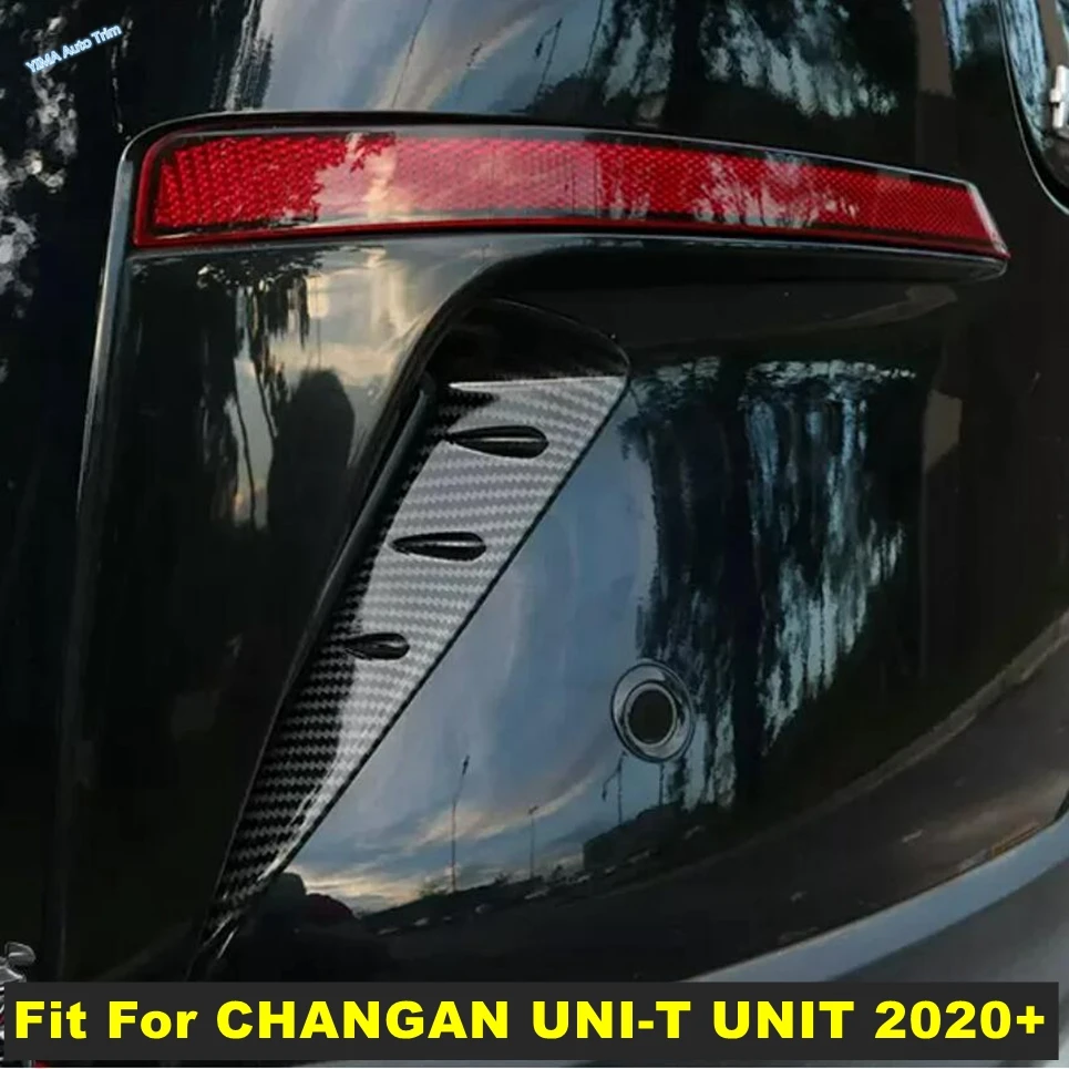 

Car Exterior Rear Fog Lights Lamps Eyelid Eyebrows Strip Protection Cover Trim For CHANGAN UNI-T UNIT 2020 - 2023 Accessories