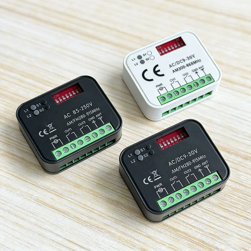 Universal Work With Tuya WiFi RX MULTI 300-915MHz Garage Remote Control Receiver Electric Gate Control 433 868MHz Variable Code