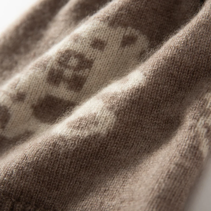 قبعة KOIJINSKY النسائية للخريف/الشتاء 35% من الكشمير المحبوك #4