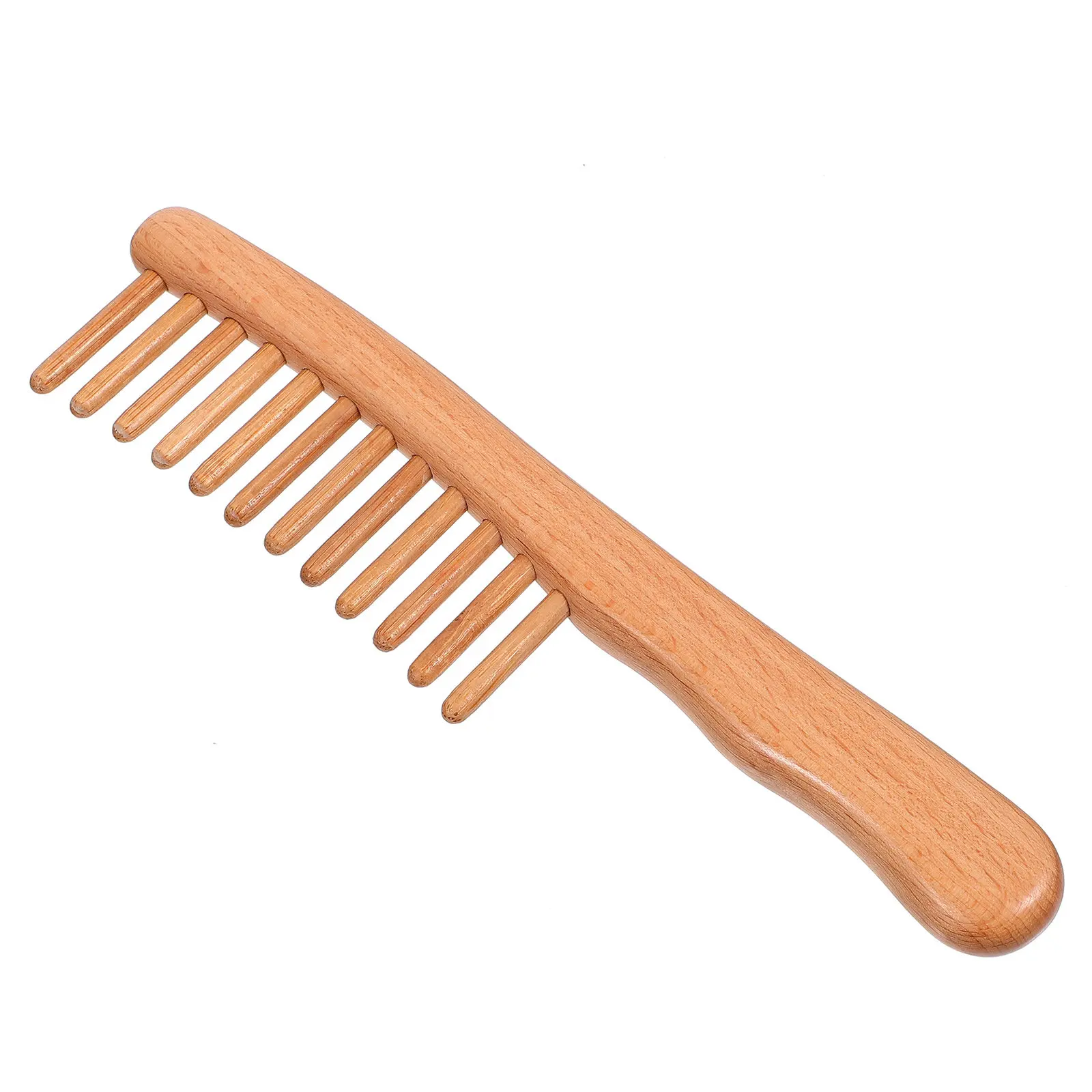 

1 шт. Премиальная массажная расческа для стимуляции кожи головы, укладки и ухода, с отделкой под дерево, парикмахерская расческа для стрижки, для салонов