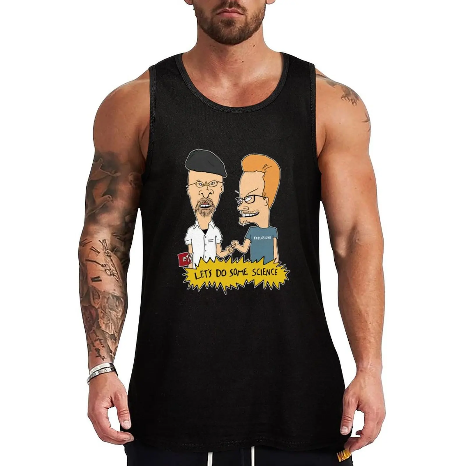 

Mythbusters Let's Do Some Science Beavis And Butt Head Mythbusters Tank Top Street Fashion Tank Top Urban Sleeveless Wear
